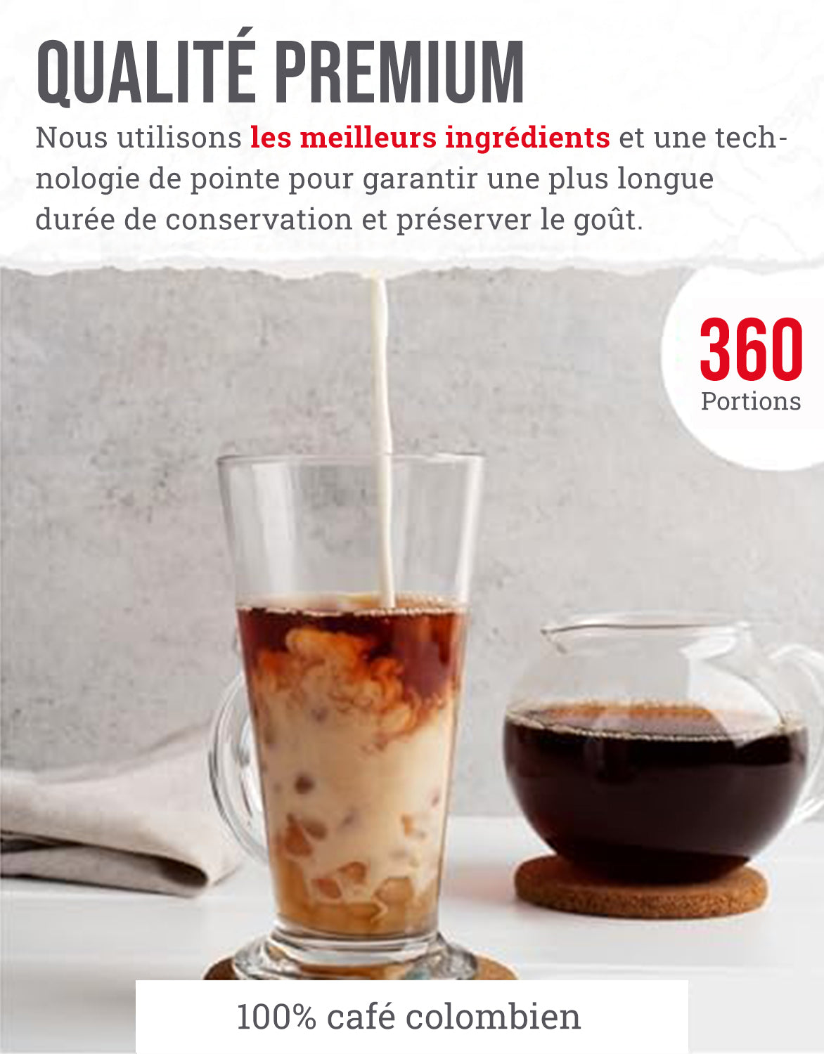 ReadyWise, 360 portions, seau à café, durée de conservation jusqu'à 15 ans